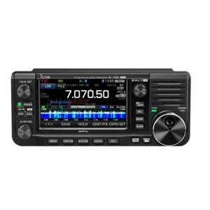 Icom IC-705 met BP-307 accu (optioneel MAT-705)